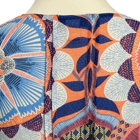 Vintage America Women’s Plus Size Boho Top with Bell Sleeves Size 3X - Picture 8 of 12